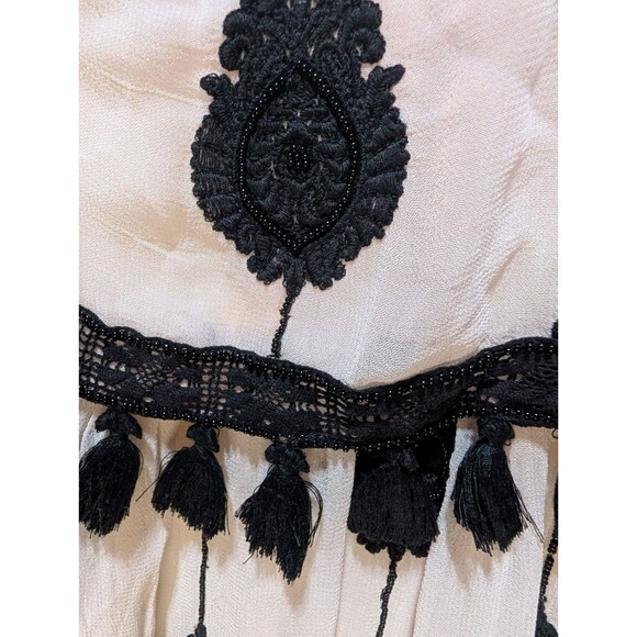 Embroidered Medallion Maxi Dress- Moulinette Soeurs Anthropologie - Size 10 - Picture 5 of 7